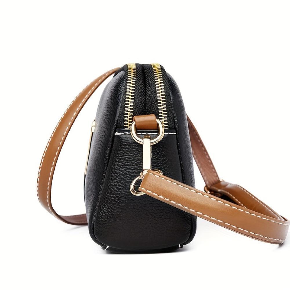 Mila Litchi-Embossed Crossbody Bag - view 3