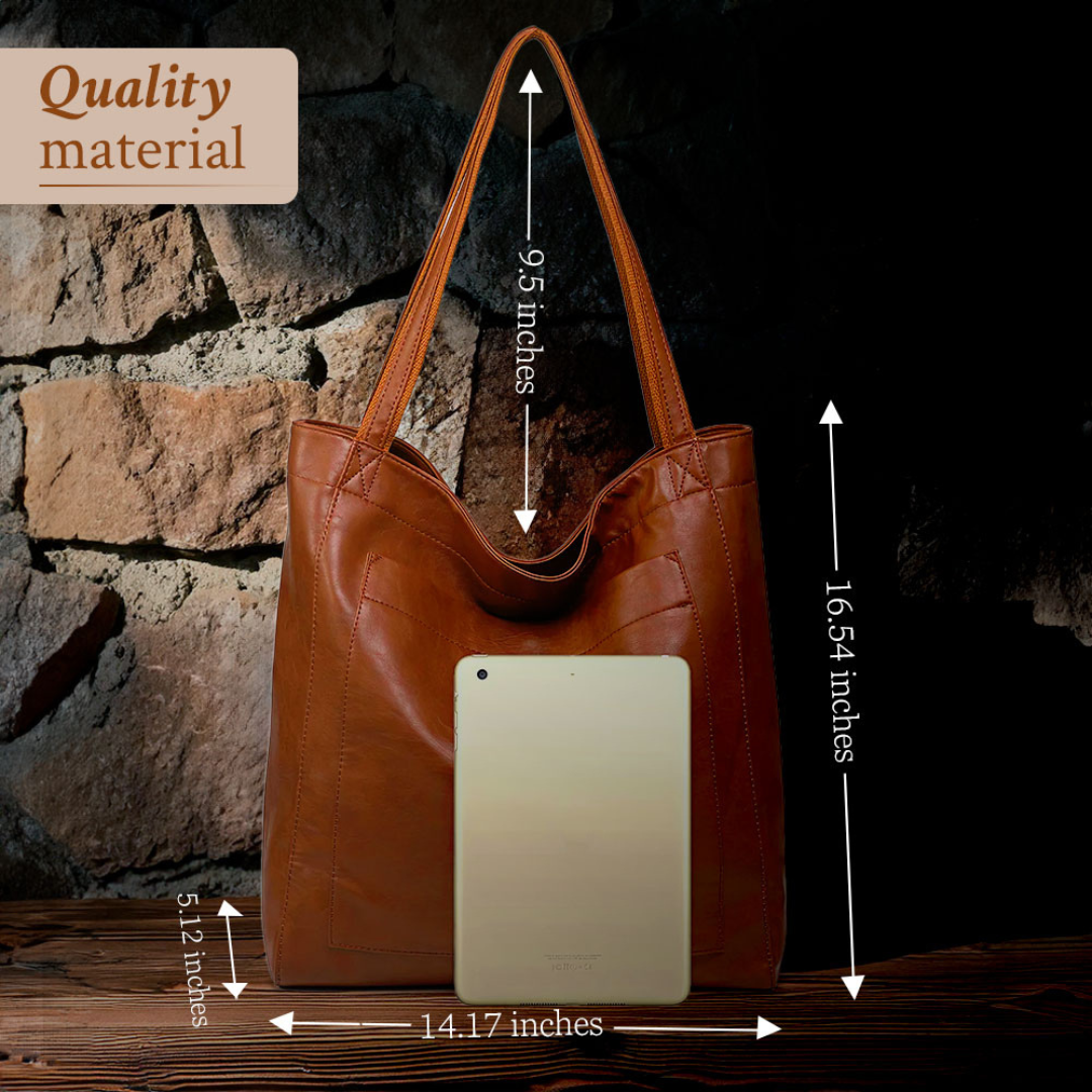 Lorena Modern Chic Leather Tote - view 6