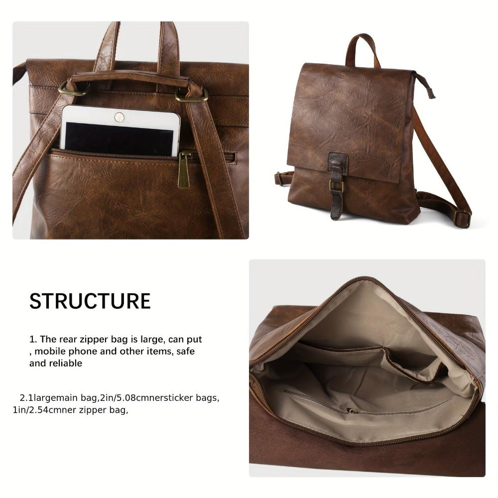 Harper Multifunctional Retro Backpack - view 6