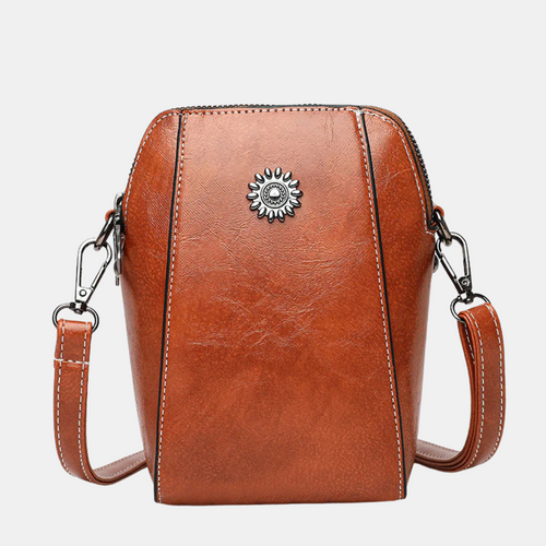 Chris Compact Mini Handbag shown in full-grain leather
