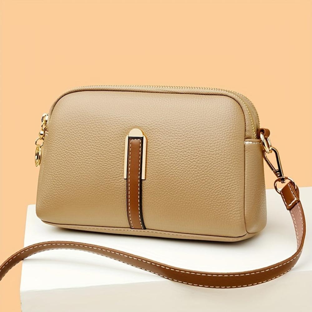 Mila Litchi-Embossed Crossbody Bag - view 7