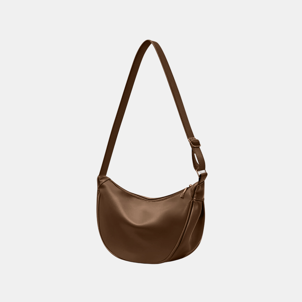 Victoria Petite Leather Bag shown in full-grain leather