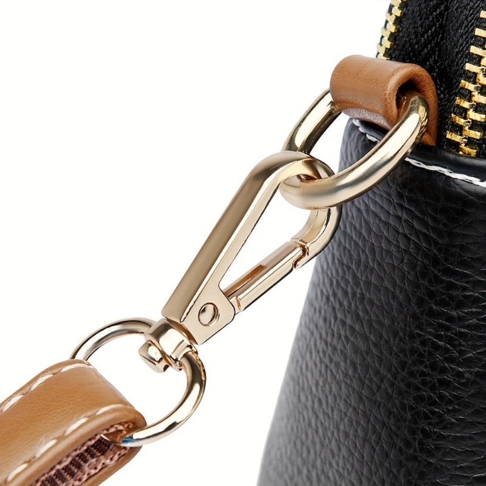 Mila Litchi-Embossed Crossbody Bag - view 4